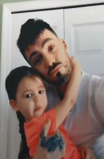 Troy Allen With His Daughter